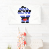 LEATHER RESIST ZUERST BANNER (Insitu)