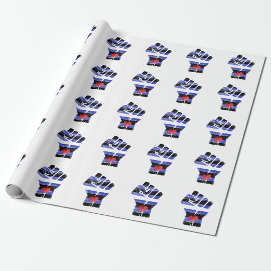 LEATHER RESIST ZUERST GESCHENKPAPIER (Ungerollt)
