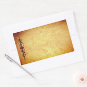 Leather & Ruby CUSTOM Visitenkarte Rechteckiger Aufkleber (Umschlag)