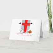 "Leather Shop Ghost" Hallowe’en card #1 Karte (Rückseite)