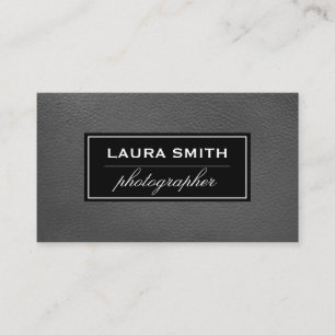Leather Simple Visitenkarte