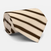 Leather Stripe Neck Tie Krawatte (Gerollt)