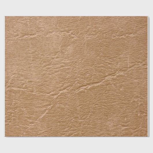 Leather Tan Geschenkpapier (Flach)