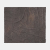 Leather texture scrapbooking brown fleecedecke (Vorderseite (Horizontal))