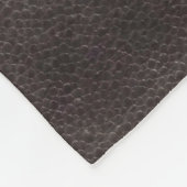 Leather texture scrapbooking brown fleecedecke (Ecke)