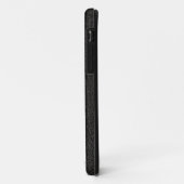 Leather & White Stripe Jersey Numbered iPhone Case (Hinten/Links)