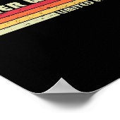 Leather Worker Funny Job Title Profession Geburtst Poster (Ecke)