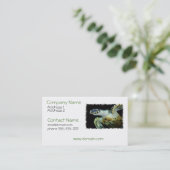 Leatherback-Meeresschildkröte-Visitenkarte Visitenkarte (Stehend Vorderseite)