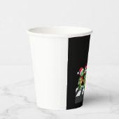 Leatherback Sea Turtle Crossing Road Xmas T-Shirt Pappbecher (Rechts)