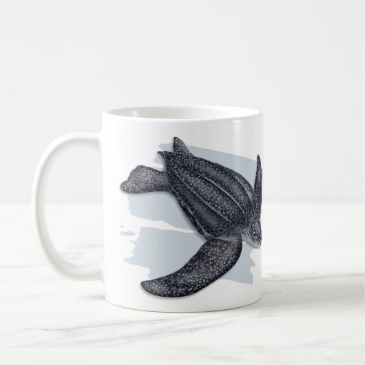 Leatherback-Seeschildkröte-Tasse Kaffeetasse (Links)