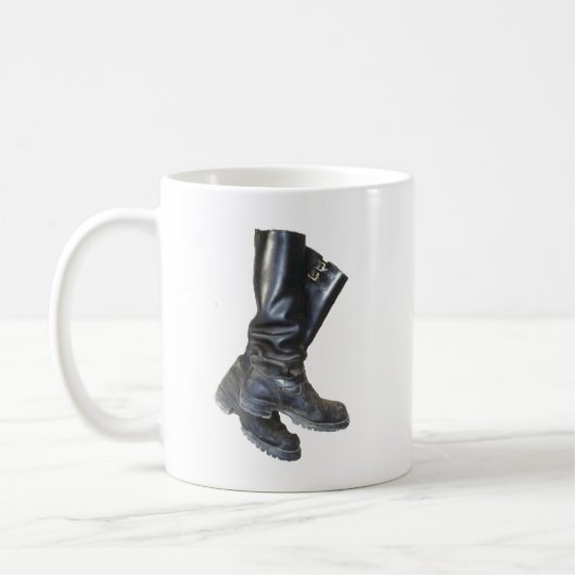 LeatherBoots-Becher Kaffeetasse (Links)