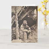 Leatherman Greeting Card Karte (Gelbe Blume)