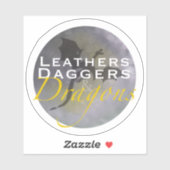 Leathers Daggers und Drachen Fourth Wing Aufkleber (Blatt)