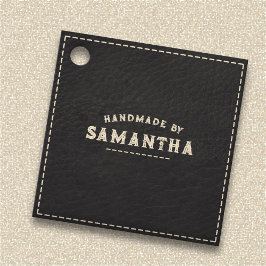 Leatherworker Handwerker Black Geschenkanhänger