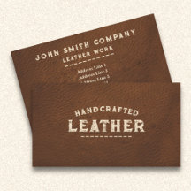 Leatherworker Handwerker Brown