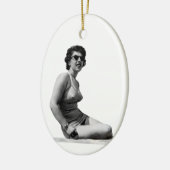 Leatrice-Schmuckstück Keramik Ornament (Links)