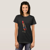 Leave a Mark Colorful Lipstick Fashion T-Shirt (Vorne ganz)