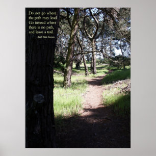 Leave a Trail Poster