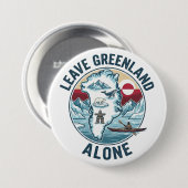 Leave Greenland Alone Button (Vorne & Hinten)