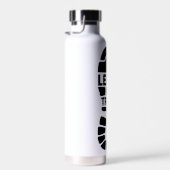 Leave No Trace Hiking Bootprint Design Trinkflasche (Rechts)