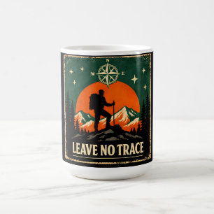 Leave No Trace – Öko-Outdoor-Ethik Natur Kaffeetasse