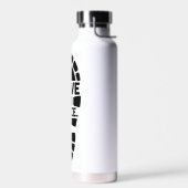 Leave No Trace-Wanderstiefelabdruck-Design Trinkflasche (Links)