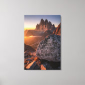 Leave Nothing But Footprints Leinwanddruck (Vorderseite)