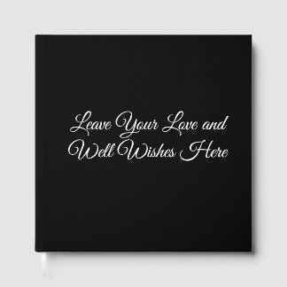 Leave Your Love and Well Wishes Here Wedding Guest Gästebuch