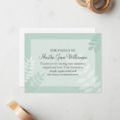 LeaveGreen Beunernotiz Karte Pauschalbelag Hinweis (Vorderseite/Rückseite Beispiel)