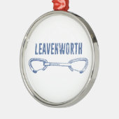 Leavenworth Climbing Quickdraw Ornament Aus Metall (Links)