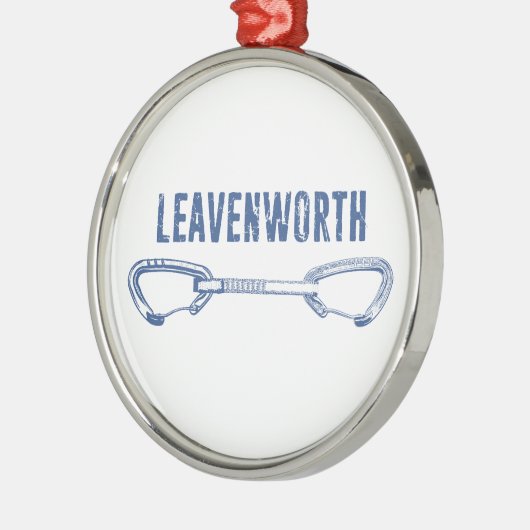 Leavenworth Climbing Quickdraw Ornament Aus Metall (Links)