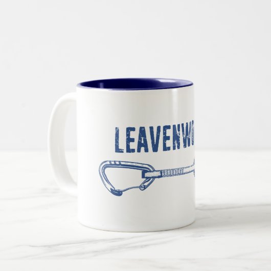 Leavenworth Climbing Quickdraw Zweifarbige Tasse (Vorderseite Links)