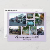 Leavenworth Collage 2 Postkarte (Vorne/Hinten)