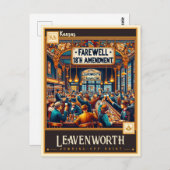 Leavenworth, Kansas | VINTAG Postkarte (Vorne/Hinten)