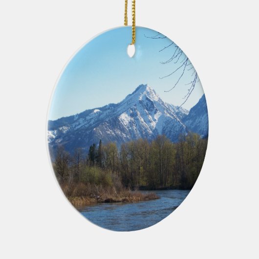 Leavenworth Keramik Ornament (Rechts)