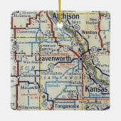 Leavenworth KS Keramikornament (Rückseite)