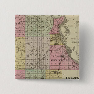 Leavenworth Landkreis, Kansas Button