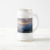 "Leavenworth, Wa Gebirgs" Bier Stein Bierglas (VorderseiteRechts)