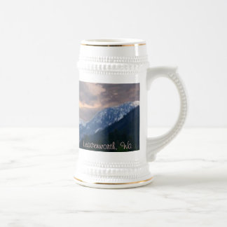 "Leavenworth, Wa Gebirgs" Bier Stein Bierglas