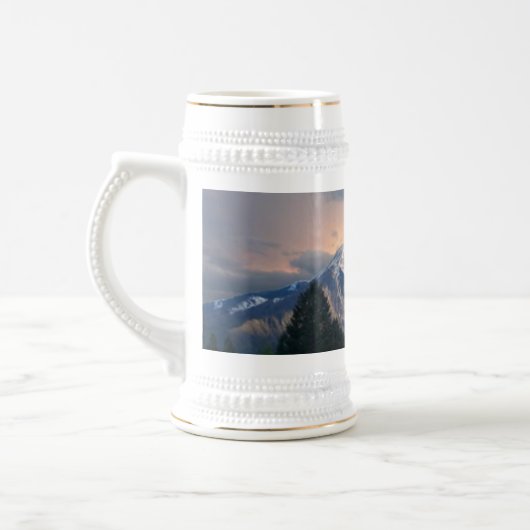 "Leavenworth, Wa Gebirgs" Bier Stein Bierglas (Links)
