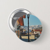 Leavenworth - Washington  Button (Vorne & Hinten)