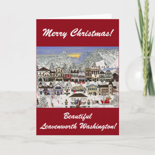 Leavenworth, Washington Note Card Feiertagskarte