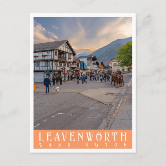 Leavenworth Washington | PNW Fotografie Postkarte (Vorderseite)