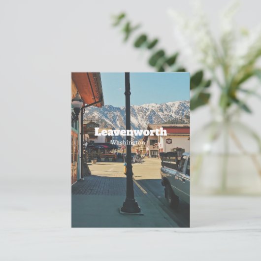 Leavenworth - Washington Postkarte (Stehend Vorderseite)