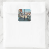Leavenworth - Washington Quadratischer Aufkleber (Tasche)