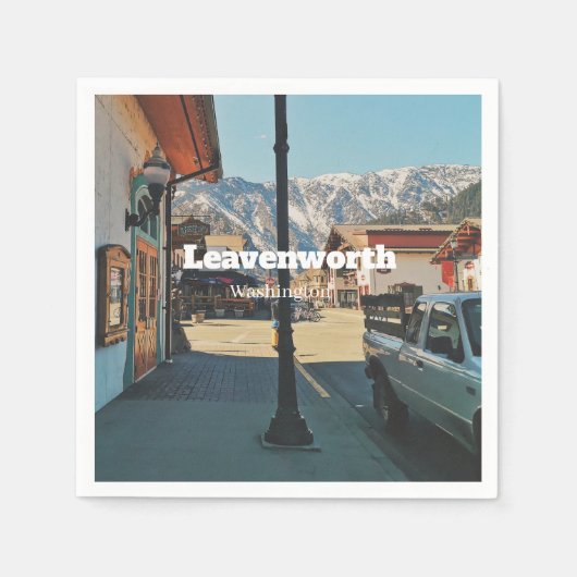 Leavenworth - Washington Serviette (Vorderseite)