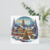 Leavenworth, Washington zu Weihnachten Karte (Stehend Vorderseite)