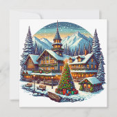 Leavenworth, Washington zu Weihnachten Karte (Vorderseite)