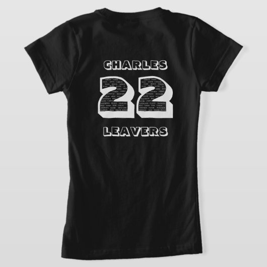 Leavers White Theme 2022 T-Shirt (AblageHinten)
