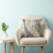 Leaves and gray pattern kissen (Stuhl )